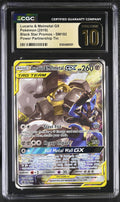 2019 Black Star Promos #SM192 Lucario & Melmetal GX Power Partnership Tin CGC 10