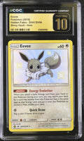 2019 Hidden Fates #SV41/SV94 Eevee Shiny Vault - Holo CGC 10