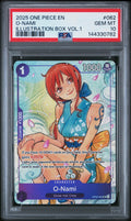 2025 One Piece Promo Illustration Box Volume 1 O-Nami #OP05-062 PSA 10