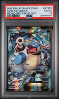2016 Pokemon Blastoise Ex Promo Red and Blue Collection Blastoise Ex #XY122 PSA 4