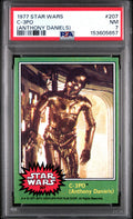1977 Star Wars Anthony Daniels C-3po #207 PSA 7