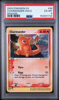 2003 Pokemon Ex Dragon Holo Charmander #98 PSA 6