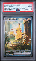 2026 Pokemon Mega Evolution Ascended Heroes Special Illustration Rare Pikachu Ex #276 PSA 9