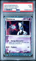 2003 Pokemon Ex Ruby and Sapphire Holo Mewtwo Ex #101 PSA 7