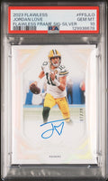 2023 Panini Flawless Flawless Frame Signatures Silver Jordan Love #FFSJLO /20 PSA 10