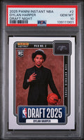 2025 Panini Instant Draft Night Dylan Harper #NBADN2 /5547 PSA 10