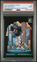 2024 Donruss Optic Downtown Black Pandora Dick Butkus #9 /25 PSA 9