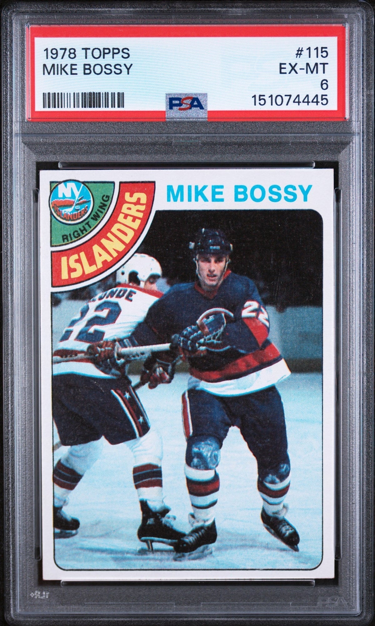 1978 Topps Mike Bossy #115 PSA 6