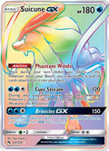 Suicune GX (Secret) (220/214) [Sun & Moon: Lost Thunder] (Near Mint Holofoil)