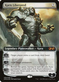 Karn Liberated (U02) [Ultimate Masters: Box Toppers] (Near Mint Foil)