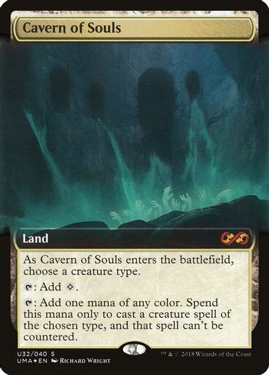 Cavern of Souls (U32) [Ultimate Masters: Box Toppers] (Heavily Played Foil)