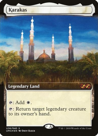 Karakas (U36) [Ultimate Masters: Box Toppers] (Heavily Played Foil)
