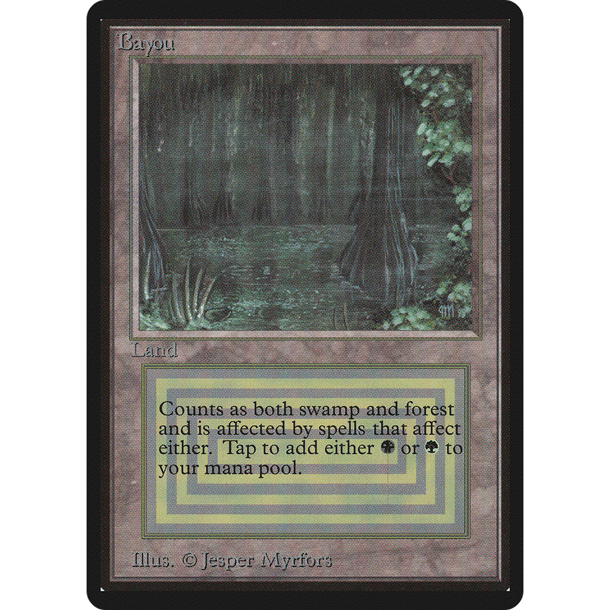 Bayou [Limited Edition Beta] (Lightly Played)