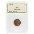1920-S Wheat Cent MS64 Red-Brown