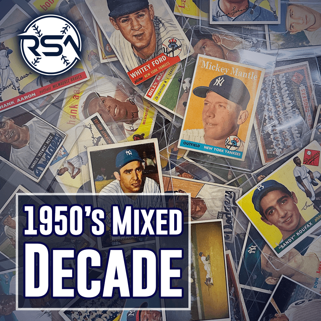 50's Sampler Vintage Baseball Card Mystery Pack - Decades Series