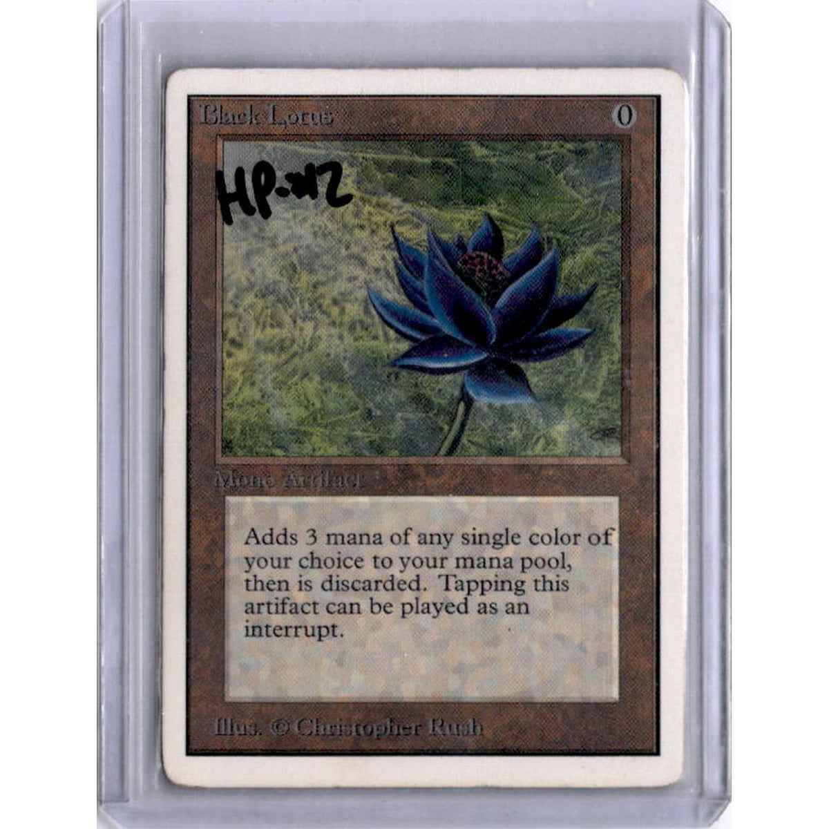 Black Lotus (HP #2) [Unlimited Edition] [PICS] (Heavy Play [pics])