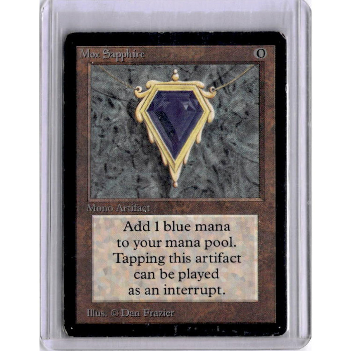 Mox Sapphire (MP) [Limited Edition Beta] [PICS] (MP/Played)