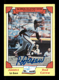 Rod Carew Autographed 1982 Topps Drakes Card #6 California Angels SKU #186613
