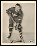 Harry Watson Autographed 1945-54 Quaker Oats 8x10 Photo Toronto Maple Leafs Beckett BAS #Y92492