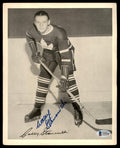 Wally Stanowski Autographed 1945-54 Quaker Oats 8x10 Photo Toronto Maple Leafs Beckett BAS #Y92520