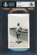 Willie Ritchie Autographed 3.5x5.5 Photo Lightweight Champion Vintage 1953 Beckett BAS #12516814