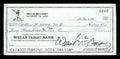 Willie McCovey Autographed 2.75x6 Check San Francisco Giants 1240 SKU #201476