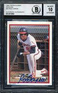 Rod Carew Autographed 1984 Topps All Star Set Card #26 California Angels Auto Grade 10 Beckett BAS #12510582