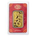 2025 1 Oz Gold Bar Lunar Snake Asahi Mint w/Assay