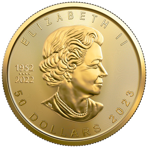 2023 1 oz Canadian Gold Maple Leaf Coin BU