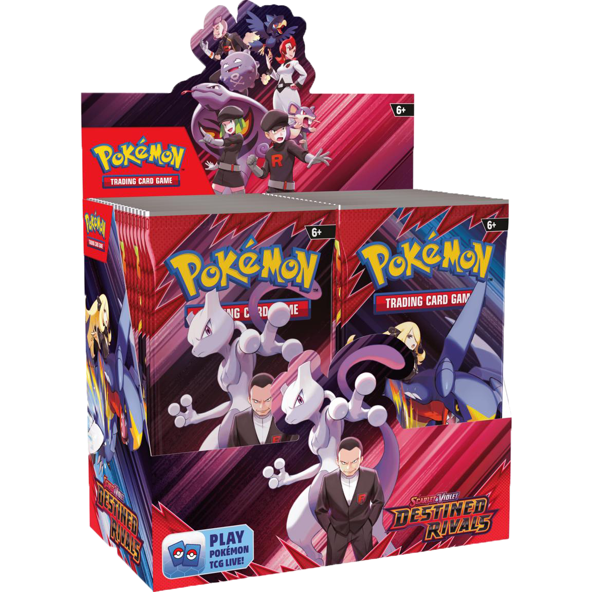 Destined Rivals Booster Boxes & Cases (1 Factory Sealed Case of Booster Boxes (Master Case) (6 Booster Boxes - 216 Packs) (FREE Double Box Shipping*))
