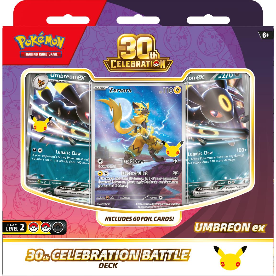 Pokemon TCG: Pokémon TCG: 30th Celebration (Anniversary) Battle Deck [Umbreon ex]
