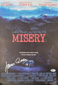 James Caan Autographed 12x18 Misery Movie Poster Beckett BAS Stock #192596