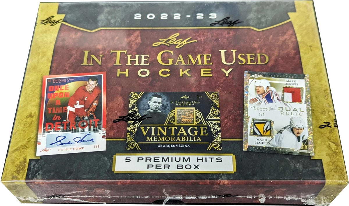 2022-23 Leaf In The Game Used Hockey Hobby Box