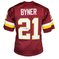 Earnest Byner Signed Washington Pro Red Football Jersey (JSA)