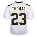 Pierre Thomas Signed New Orleans White Football Jersey (JSA)