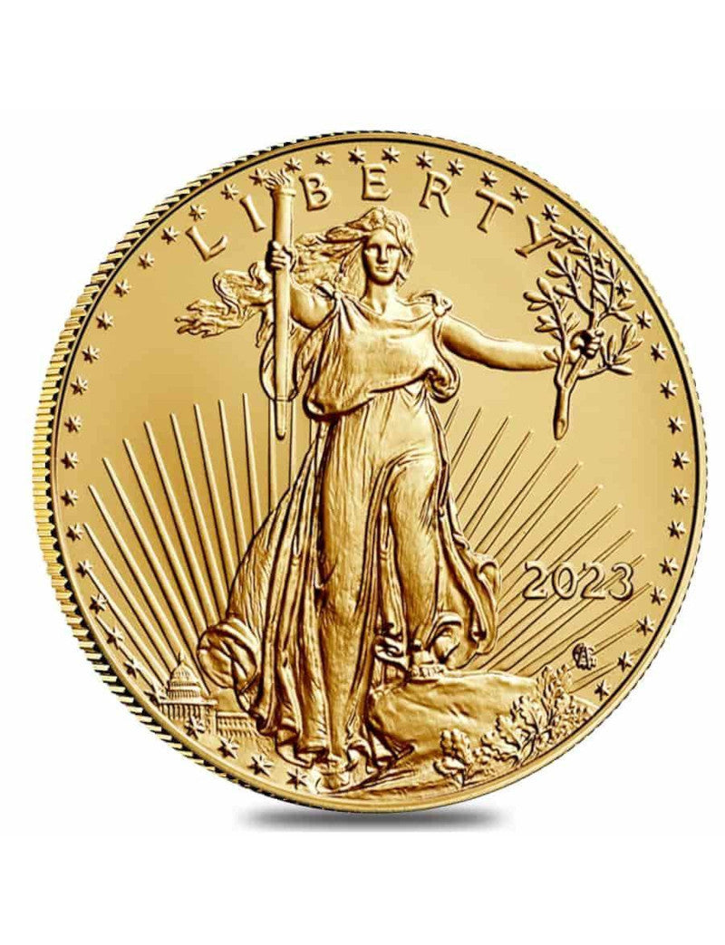 1/10 oz American Gold Eagle Coin BU Random Date XX