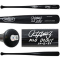Oneil Cruz Autographed Black Louisville Slugger Pro Stock Bat Pittsburgh Pirates "MLB Debut 10-2-21" Beckett BAS QR Stock #218601