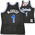 Orlando Magic Tracy McGrady Autographed Black Authentic Mitchell & Ness 2003-04 HWC Swingman Jersey Size L Beckett BAS Witness Stock #216979