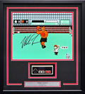 Mike Tyson Autographed Framed 11x14 Photo Punch-Out!! With NES Controller Beckett BAS Stock #220544