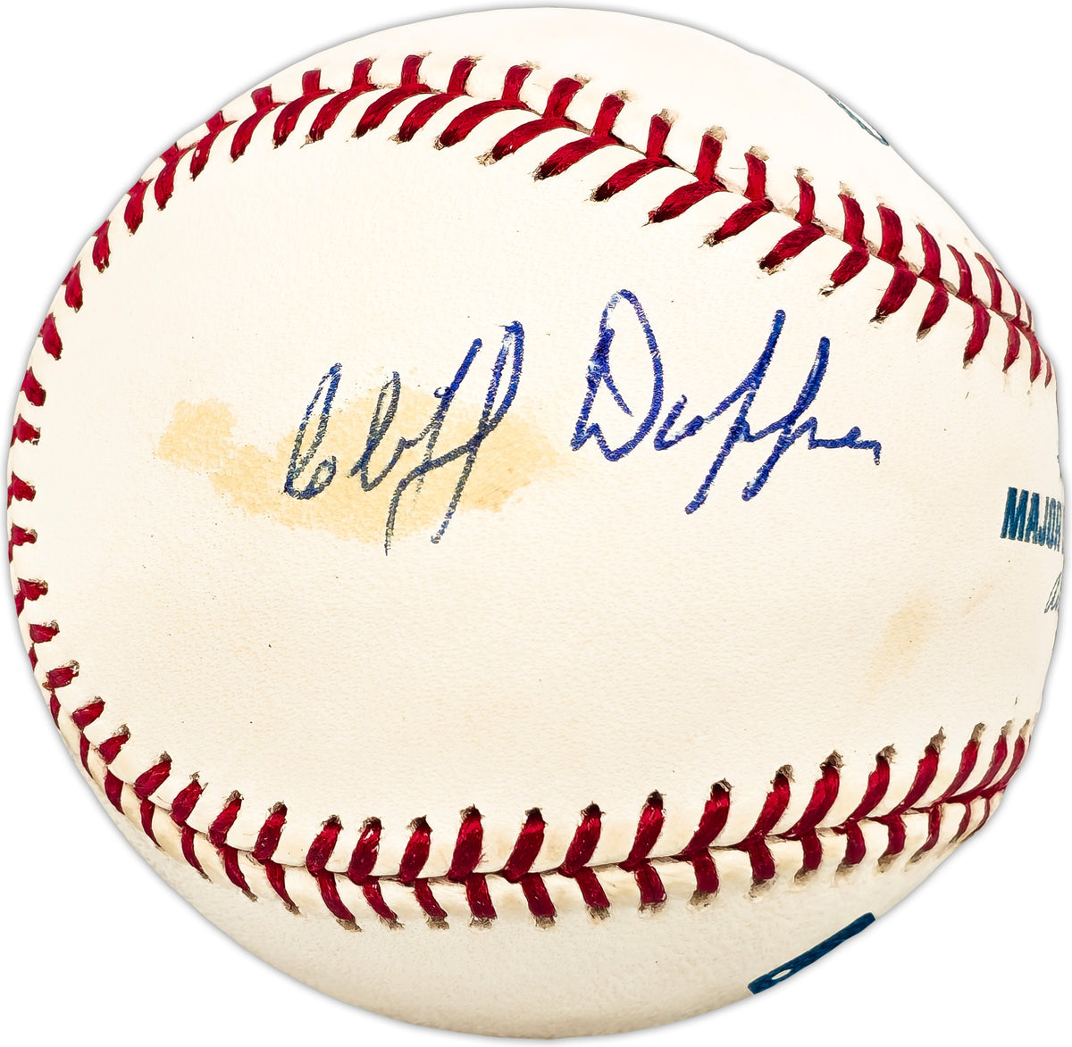 Cliff Dapper Autographed Official MLB Baseball Brooklyn Dodgers