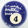 Willie "Hustler" Mosconi Autographed Billiards Pool Ball #4 "Mr. Billiards" JSA #AP63457