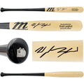 Wyatt Langford Autographed Blonde Marucci Player Model Baseball Bat Texas Rangers Fanatics and MLB Holo
