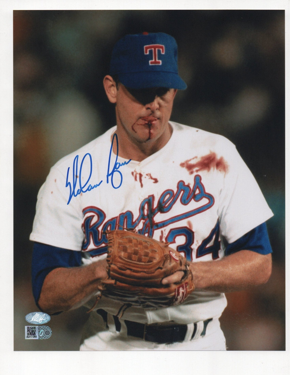 Nolan Ryan Signed 8x10 Photo (AIV AA17260)