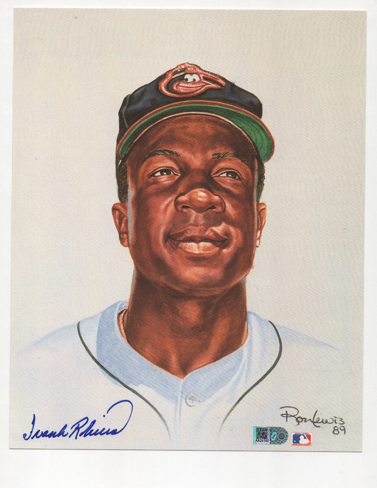 Frank Robinson Signed Living Legends #4959 of 5000 8x10 Photo (AIV AA24140)