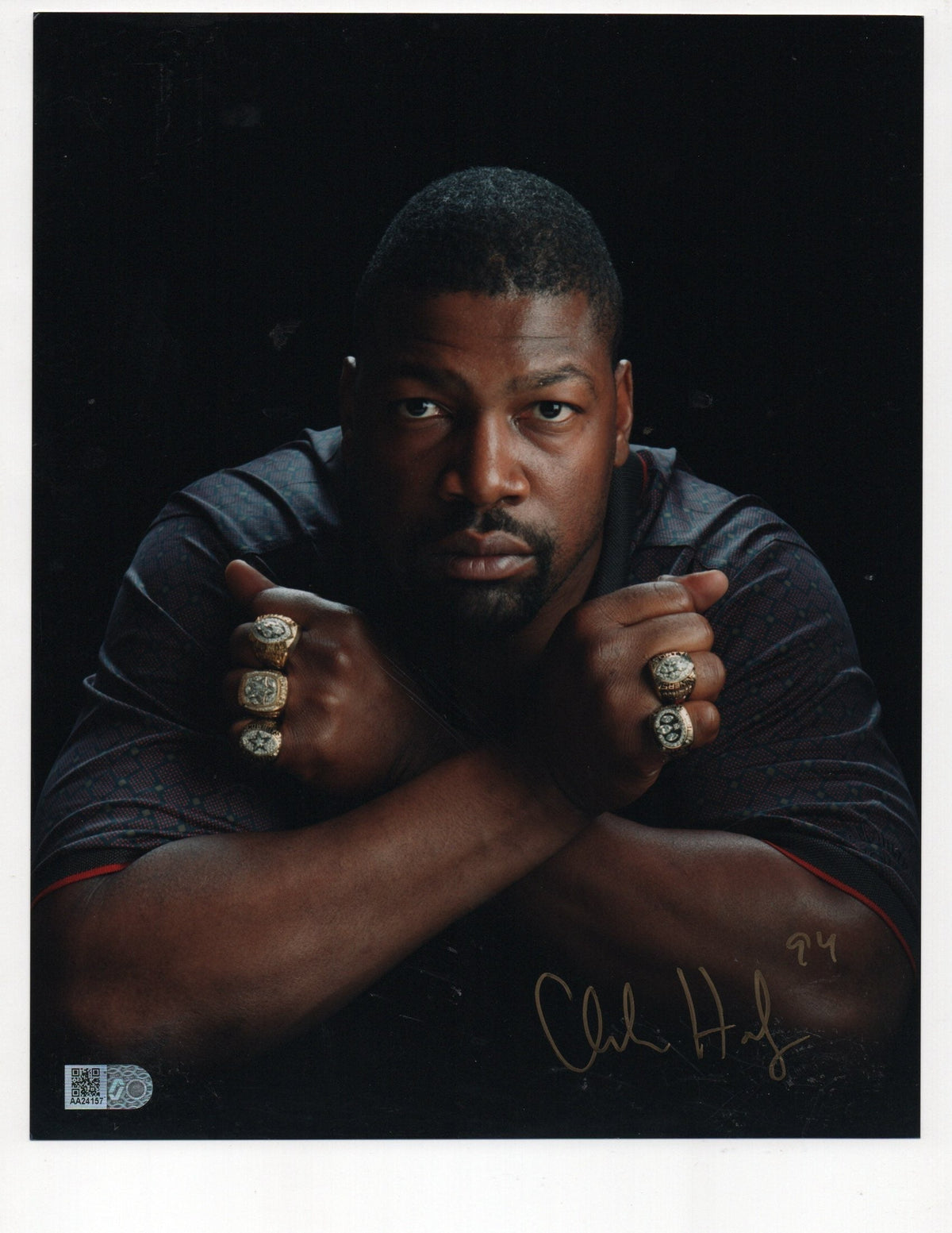 Charles Haley Signed 8x10 Photo (AIV AA24157)