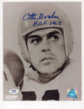 Otto Graham Signed H.O.F. 1965 Inscription 8x10 Photo (PSA AK34593)