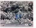 George Blanda Signed Signature and ' HOF 81 ' Inscription Inscription 8x10 Photo (PSA AK34610)