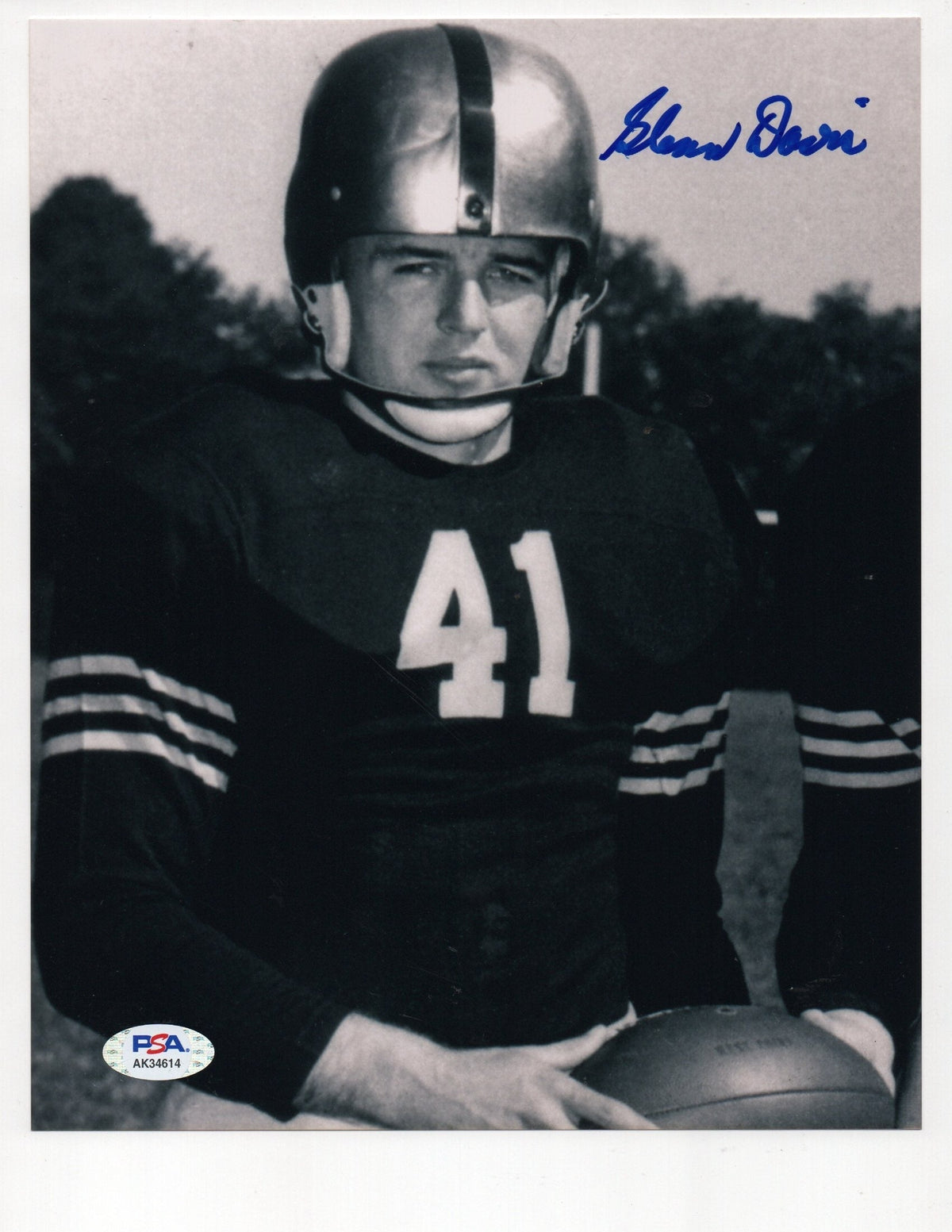 Glenn Davis Signed 8x10 Photo (PSA AK34614)