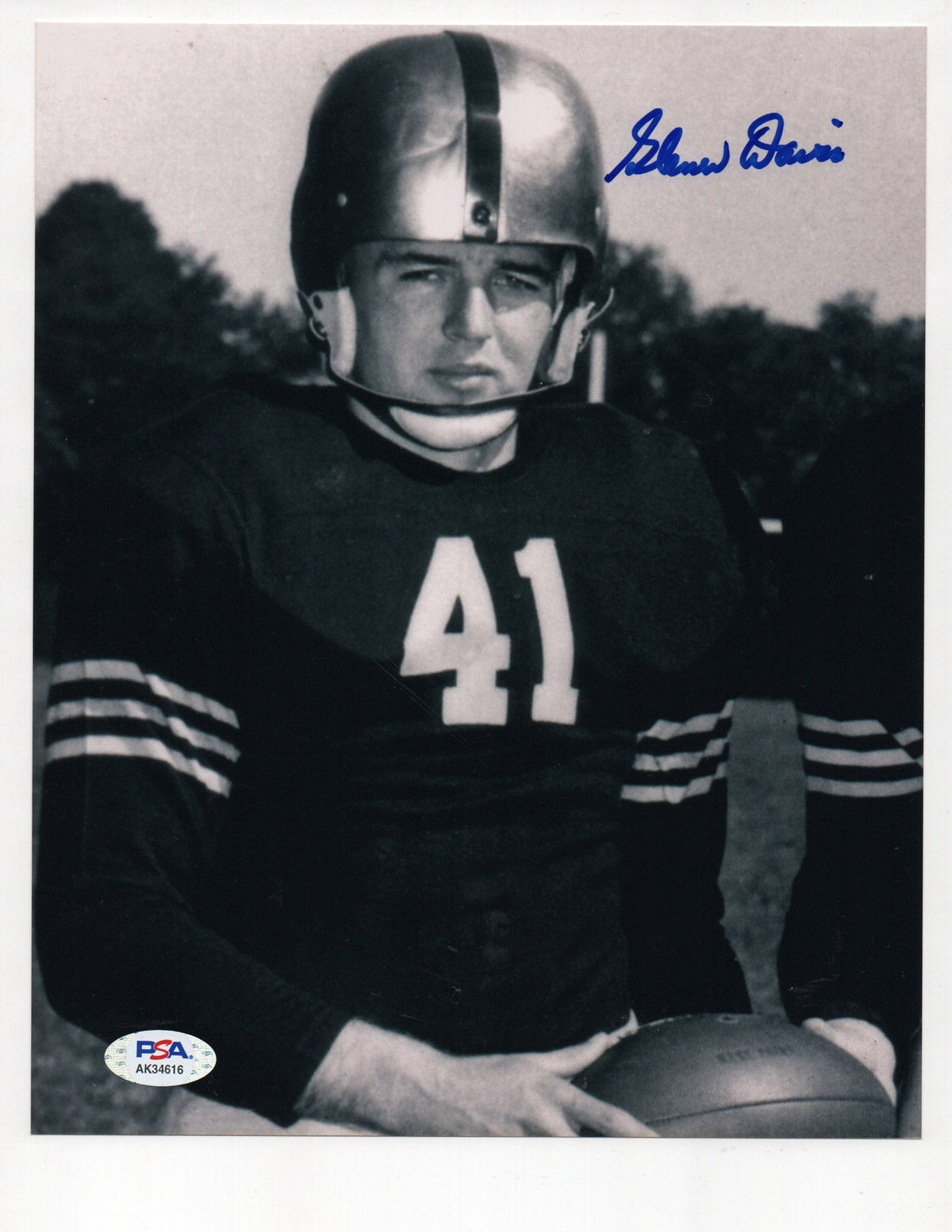 Glenn Davis Signed 8x10 Photo (PSA AK34616)