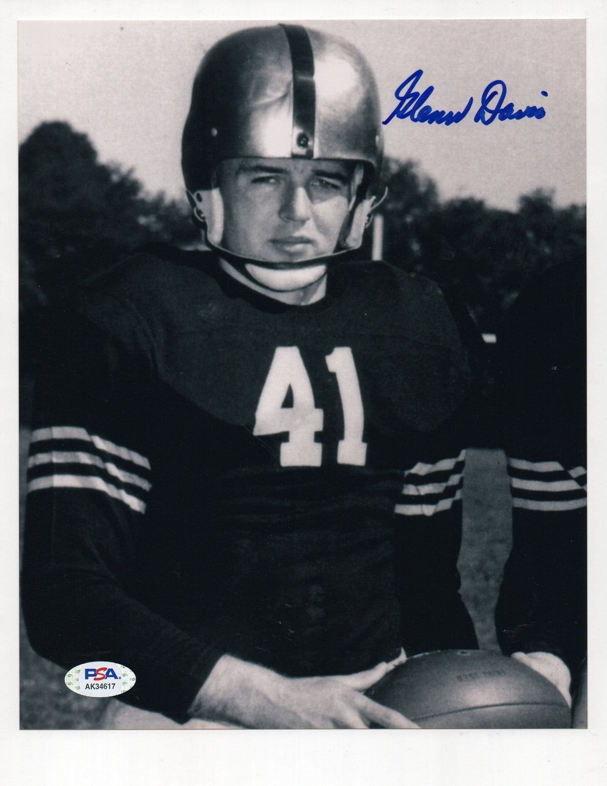 Glenn Davis Signed 8x10 Photo (PSA AK34617)